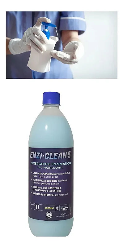 Detergente Enzimático 1L Uso Profissional — foto 2