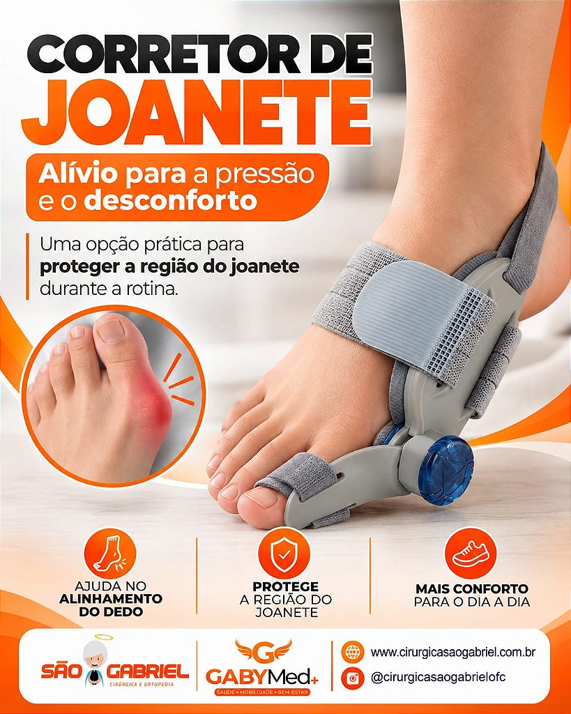 Corretivo de Joanete articulado Gabymed 01unid.