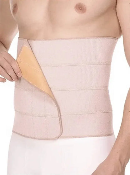Faixa Abdominal Elástica 4 Gomos Bege