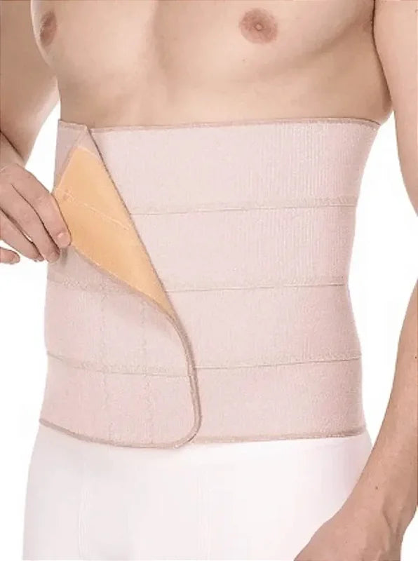 Faixa Abdominal Elástica 4 Gomos Bege | Cirurgica São Gabriel