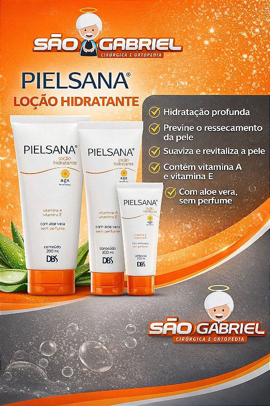 Pielsana Loção Hidratante Sem Perfume 200ml
