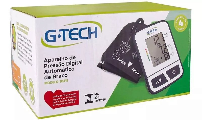 Aparelho de Pressão Digital Braço G-Tech — foto 6
