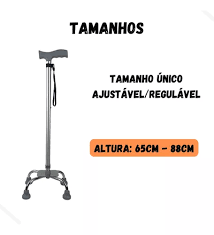 Bengala 4 Pontas Ajustável Hidrolight