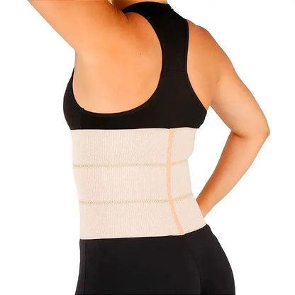 Faixa Abdominal Elástica 3 Gomos Bege — foto 2