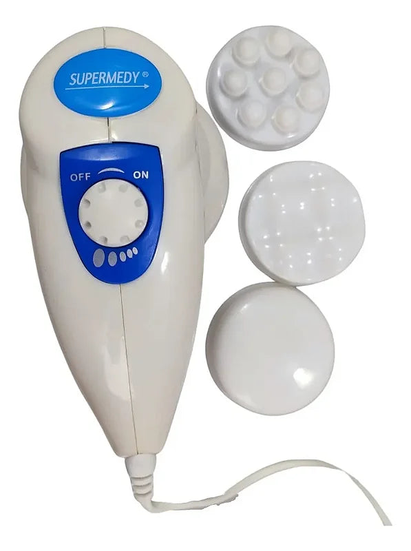 Massageador Elétrico Orbital Corporal Branco — foto 4