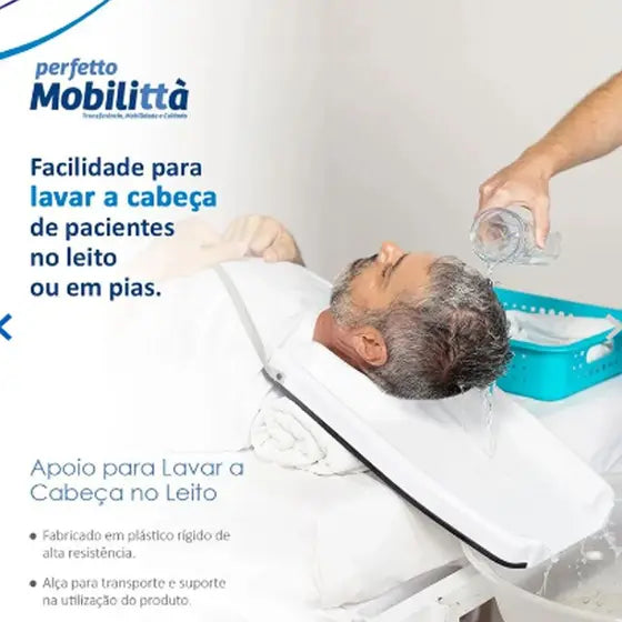 Apoio Para Lavar a Cabeça no Leito Perfetto