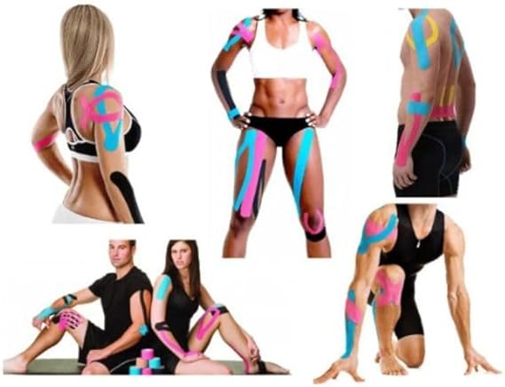 Bandagem Elástica Kinesio Tape Preta 5cm x 5m — foto 2