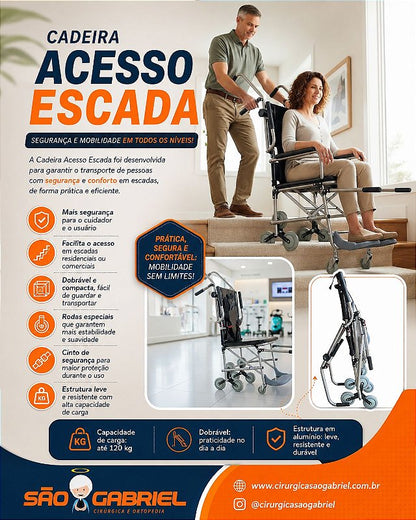 Cadeira de Resgate Escaladora Dobrável