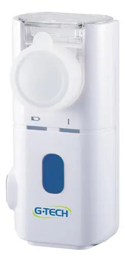 Inalador G-tech Nebmesh 2 Mesh Silencioso Portátil Branco