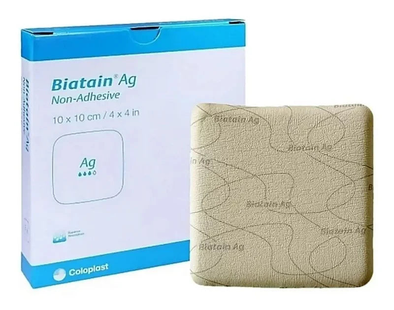 Biatain Espuma Prata 10x10 Não Adesiva — foto 3