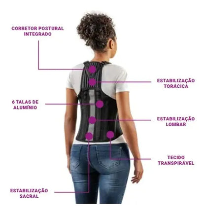 Colete Putti Comfort Air Corretor Postural — foto 4