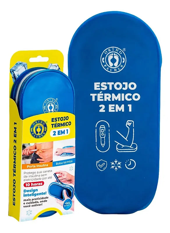 Estojo Térmico 2 em 1 Icepauher Azul | Cirurgica São Gabriel