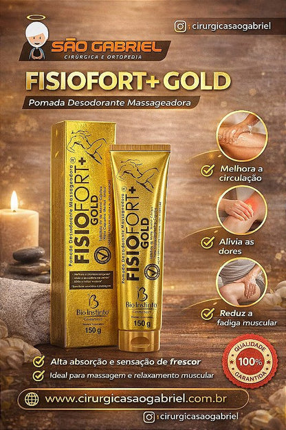Gel Massageador Fisiofort Gold 150g