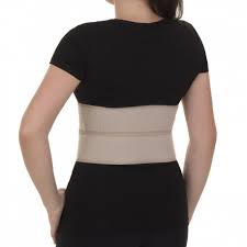 Faixa Abdominal Elástica 2 Gomos Bege — foto 2