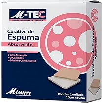 Curativo Espuma Absorvente 10x10cm Missner