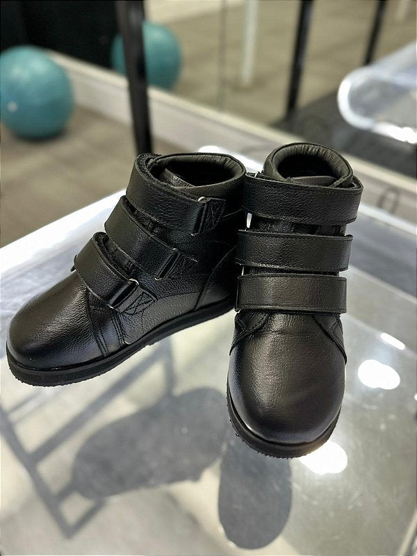 Bota Ortopédica Infantil Rígida TEA Preta — foto 2