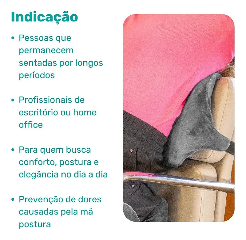 Almofada Lombar Office Ergonômica — foto 4