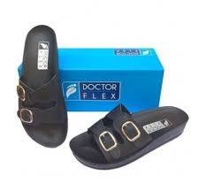Sandália Doctor Flex 2 Fivelas Preta