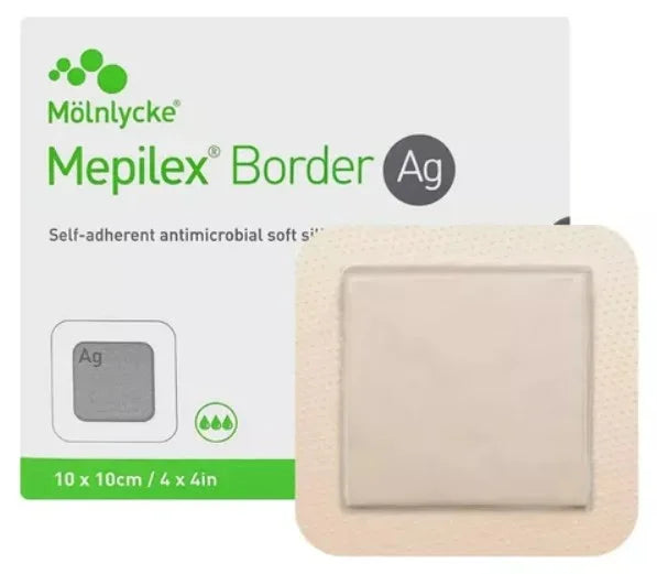Curativo Mepilex Border Ag 10x10cm