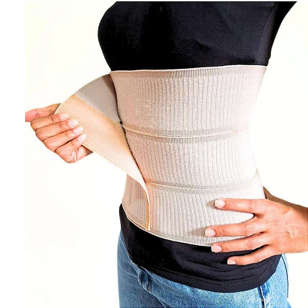 Faixa Abdominal Elástica 3 Gomos Bege