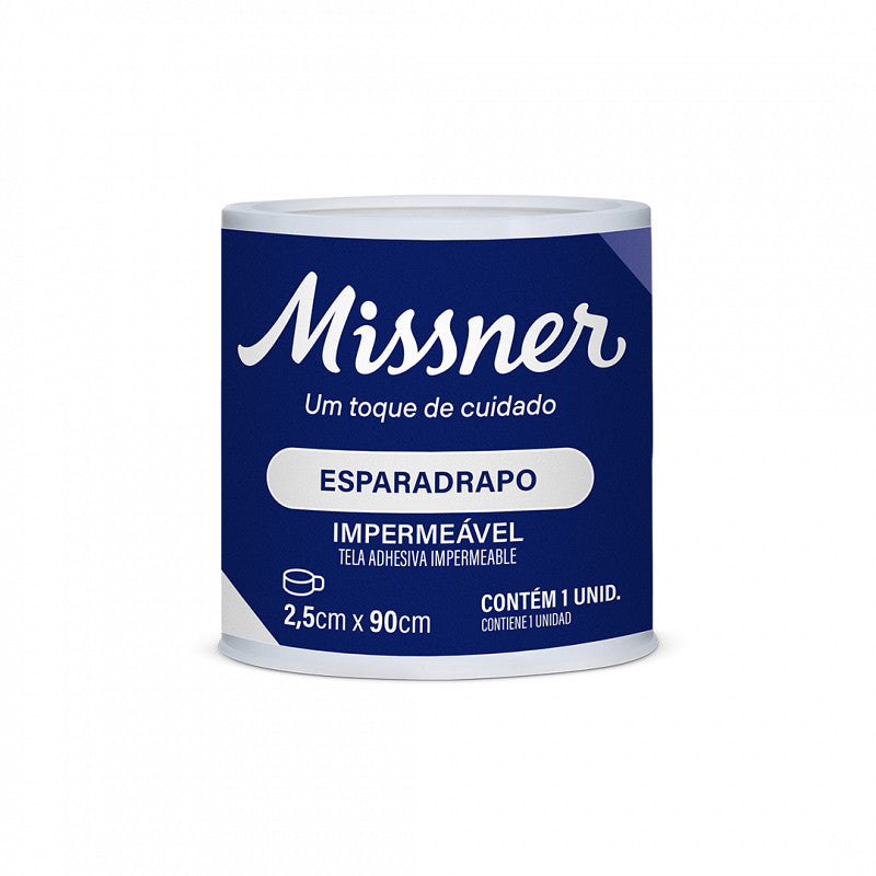 Esparadrapo Impermeável 5cm x 4,5m Missner | Cirurgica São Gabriel