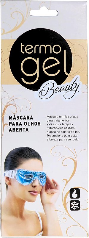 Máscara Térmica Para Olhos Aberta Azul