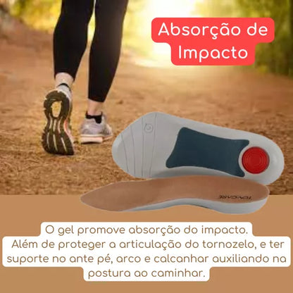Palmilha Fascia Plantar 3/4 Gel Tovcare — foto 4