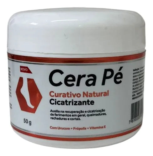 Cera Pé Curativo Natural Cicatrizante 50g — foto 3