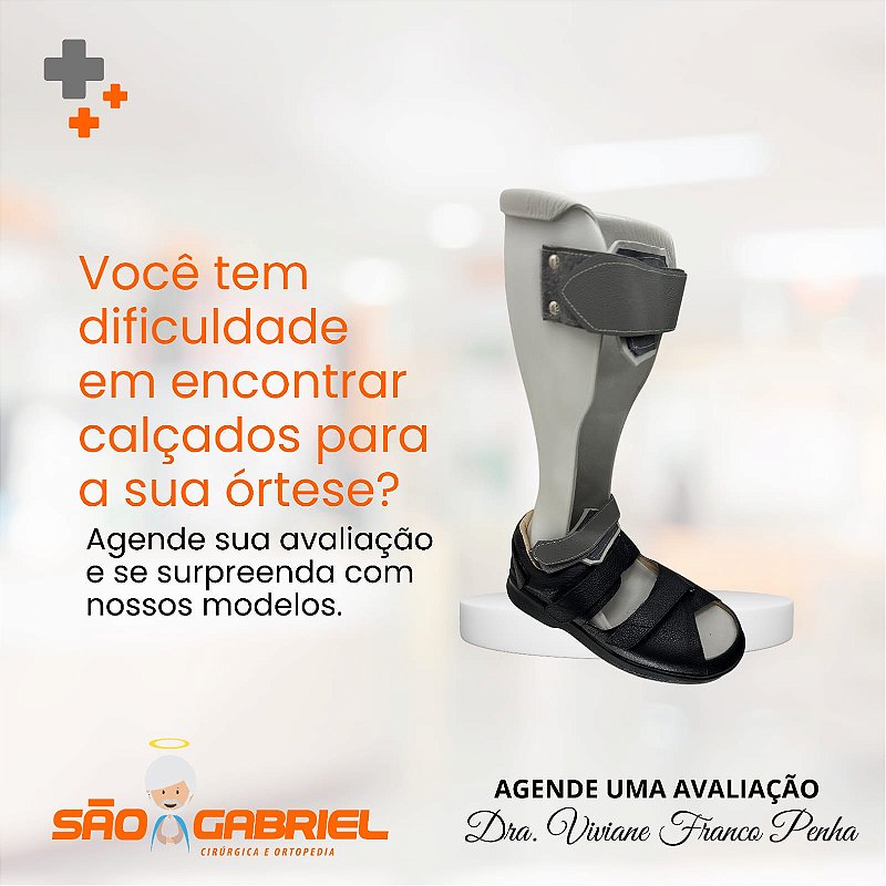 Calçado para Órtese Sob Medida Ortopédico