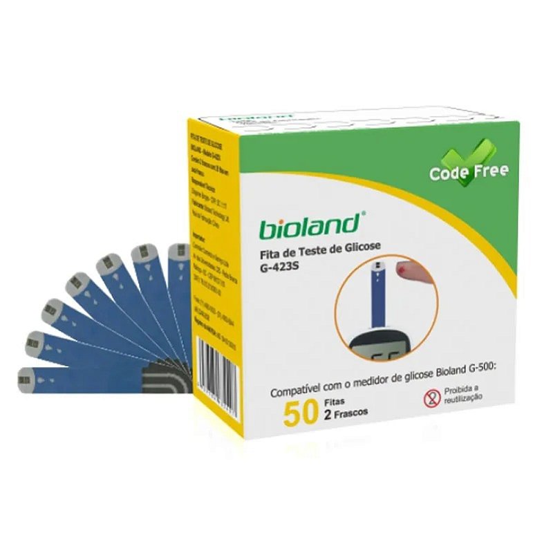 Fita de Glicose Bioland c/50 — foto 3