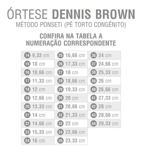 Órtese Dennis Brown Pé Torto Congênito — foto 2