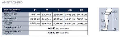 Meia Elástica Antitrombo 18-23mmHg Branca — foto 5
