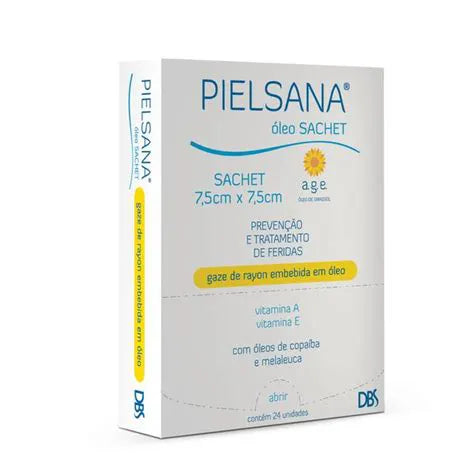 Pielsana Gaze de Rayon 7,5x7,5cm Sachet