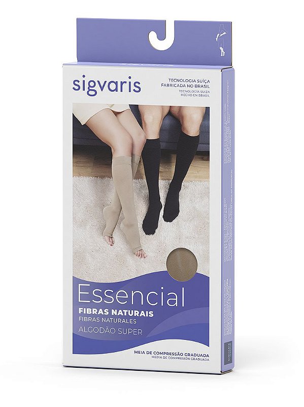 Meia Elástica 3/4 Algodão Super 20-30mmHg — foto 3