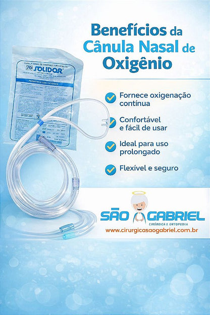 Cateter Tipo Óculos Solidor Oxigenação Contínua — foto 2