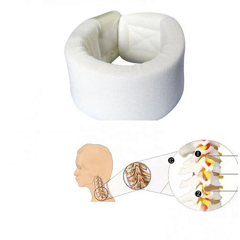 Colar Cervical de Espuma Infantil Branco | Cirurgica São Gabriel