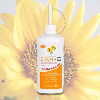 Óleo Girassol Dermaex Cicatrizante 200ml — foto 3