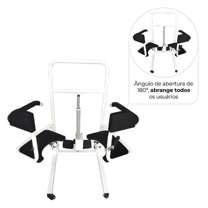 Cadeira Transferência D80 Elétrica 135Kg — foto 3