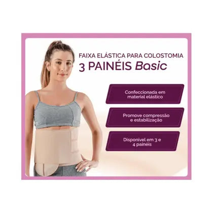 Faixa Elástica Para Colostomia 3 Painéis — foto 4