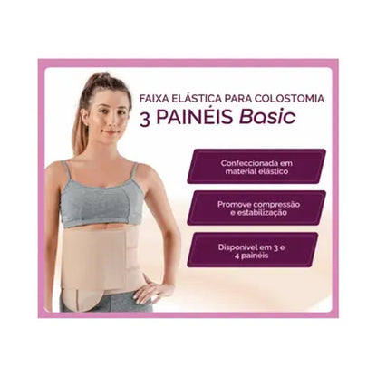 Faixa Elástica Para Colostomia 3 Painéis — foto 4