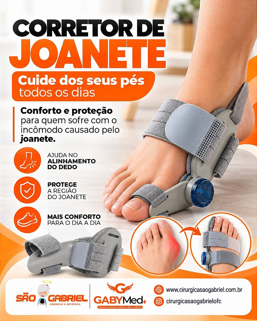 Corretivo de Joanete articulado Gabymed 01unid.