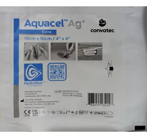 Curativo Aquacel Extra 10x10cm Convatec — foto 3