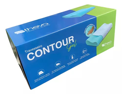 Travesseiro Contour Gel Viscoelástico Theva