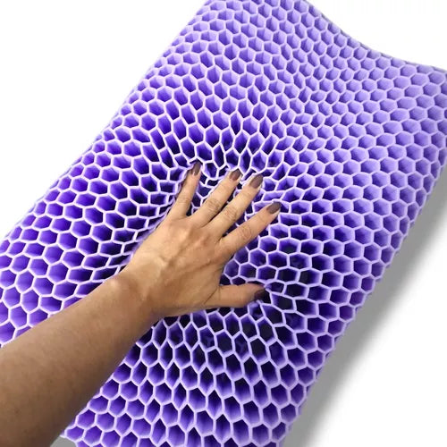 Travesseiro Hipoalergênico 3D Roxo Supermedy