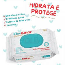 Toalhas Umedecidas Puro Amor Premium C/100und