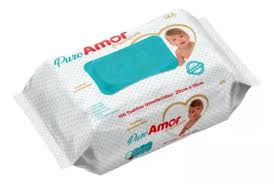 Toalhas Umedecidas Puro Amor Premium C/100und