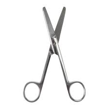 Tesoura Cirúrgica 15Cm Reta Romba/Romba Aço Inoxidável