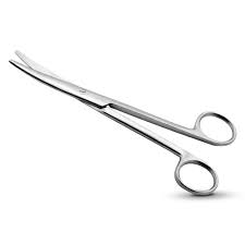 Tesoura Mayo Stille Curva 15cm Inox