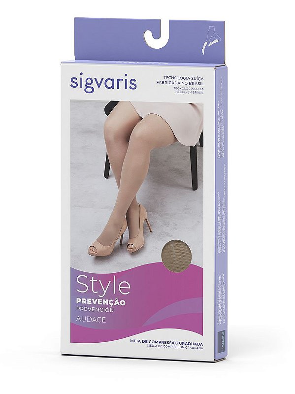Meia Calça Sigvaris Audace 15-20 mmHg Preta — foto 3