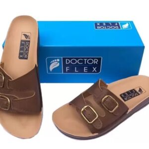 Sandália Doctor Flex 2 Fivelas Café